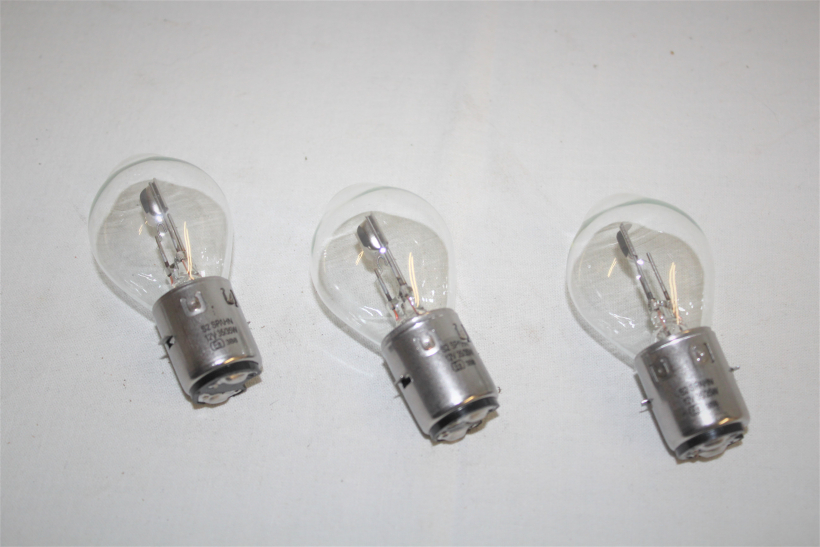 3x 12V 35/35W Glühbirne Simson GLÜWO mit E-Prüfzeichen